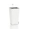 LECHUZA Mini-Cubi Επιτραπέζια Γλάστρα 9.5x9.5x18.5cm Αυτοποτιζόμενη με Δοχείο Φύτευσης Λευκή Ματ Γερμανίας