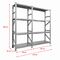 Metalsistem Dexion Γαλβανιζέ Ραφιέρα 210x32x200cm Αντοχή 160kg / Ράφι με 8 Ράφια Max Αντοχή 1280kg