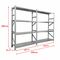 Metalsistem Dexion Γαλβανιζέ Ραφιέρα 240x32x200cm Αντοχή 160kg / Ράφι με 8 Ράφια Max Αντοχή 1280kg