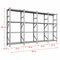 Metalsistem Dexion Γαλβανιζέ Ραφιέρα 360x32x200cm Αντοχή 160kg / Ράφι με 12 Ράφια Max Αντοχή 1920kg