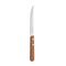 TRAMONTINA Dynamic Μαχαίρια Κρέατος Σετ 12 τμχ  με Λεία Λεπίδα 11.5cm και Ξύλινη Χειρολαβή