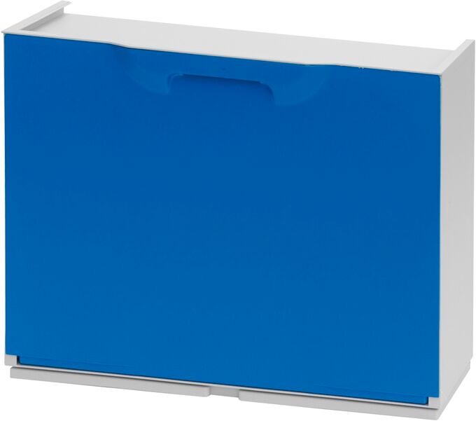 Παπουτσοθήκη Πλαστική Συναρμολογούμενη 51x17.3x41cm για 3 Ζευγάρια 2.5kg UNIKA Μπλε Ιταλίας