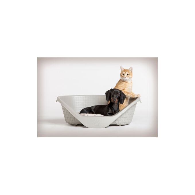 Στρώμα Σκύλου-Γάτας 52x37x10cm για Κρεβατάκι 75x55x26cm Καφέ BAMA GROUP