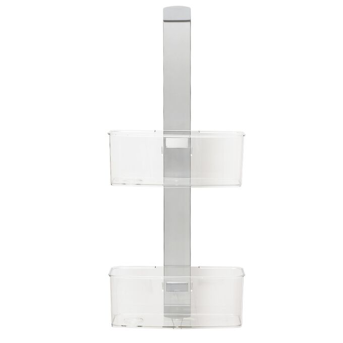 Ραφιέρα Μπάνιου 2όροφη 29x11x69cm 0.84kg Αλουμίνιο-Πλαστικό