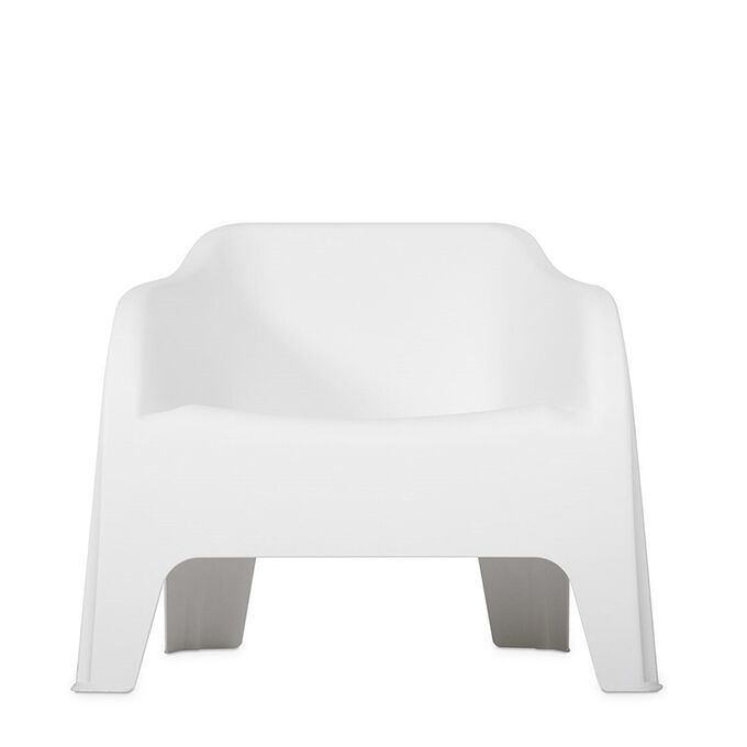 TOOMAX Πολυθρόνα-Καρέκλα Κήπου Στοιβαζόμενη 79x76.5x70cm Βάρος 6.8kg Petra Matte White Ιταλίας