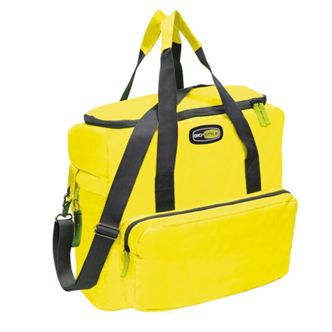 GIOSTYLE ITALY Ισοθερμική Τσάντα 42x18x37cm Πάχος 10mm 33lt Πολυεστέρας 420D MAX Απόδοση 18 Ώρες Πιστοποιήσεις Azo FREE/REACH VELA+ XL Κίτρινο