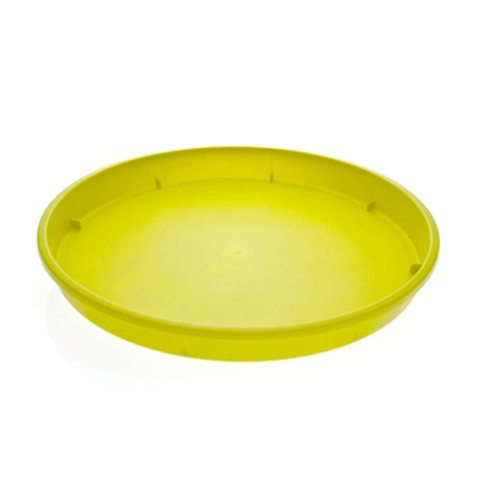 Πιάτο Γλάστρα Στρογγυλό Πλαστικό Κίτρινο Ελλάδας