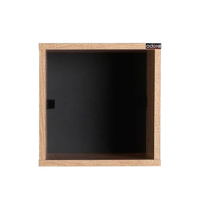 Ράφι Τοίχου Διακοσμητικό Κουτί 33x19x33cm Ξύλινο Sonoma 3.11kg RAF033SS