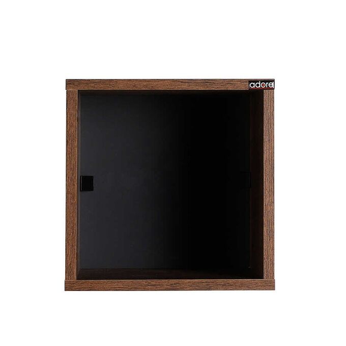 Ράφι Τοίχου Διακοσμητικό Κουτί 33x19x33cm Ξύλινο Oslo Walnut 3.11kg RAF033OO