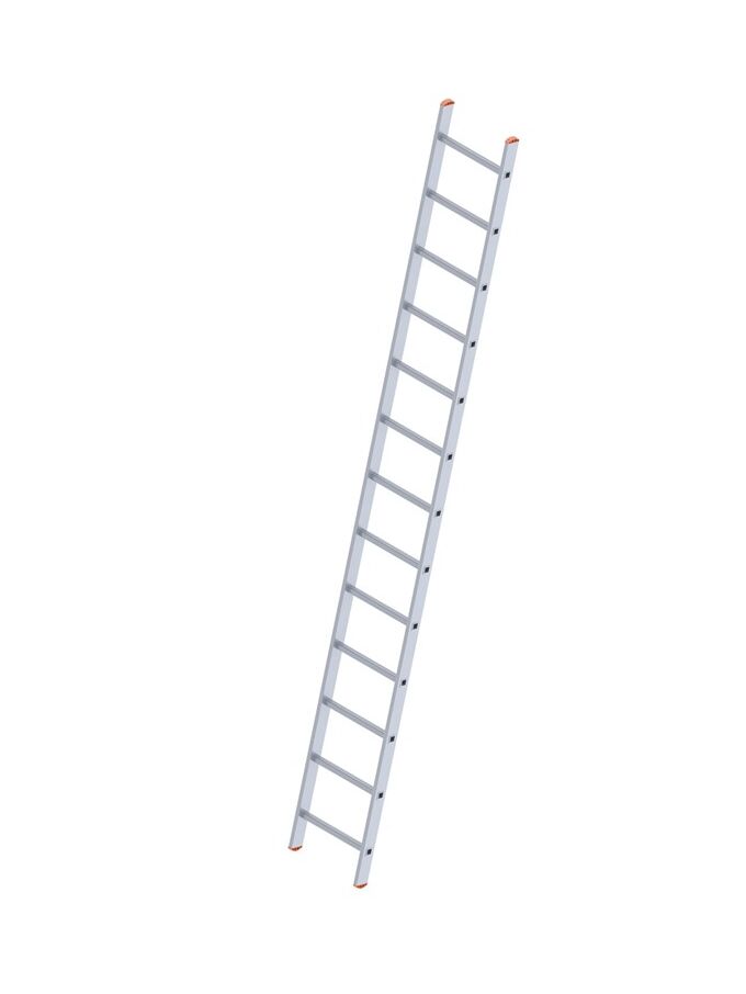 Σκάλα Αλουμινίου 1x13 Σκαλιά Επαγγελματική 355cm Μονή 6.4kg Αντοχή 150kg SN7113